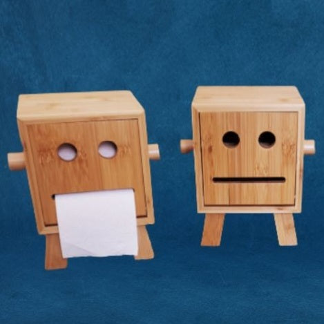 Wooden Square Tissue Box