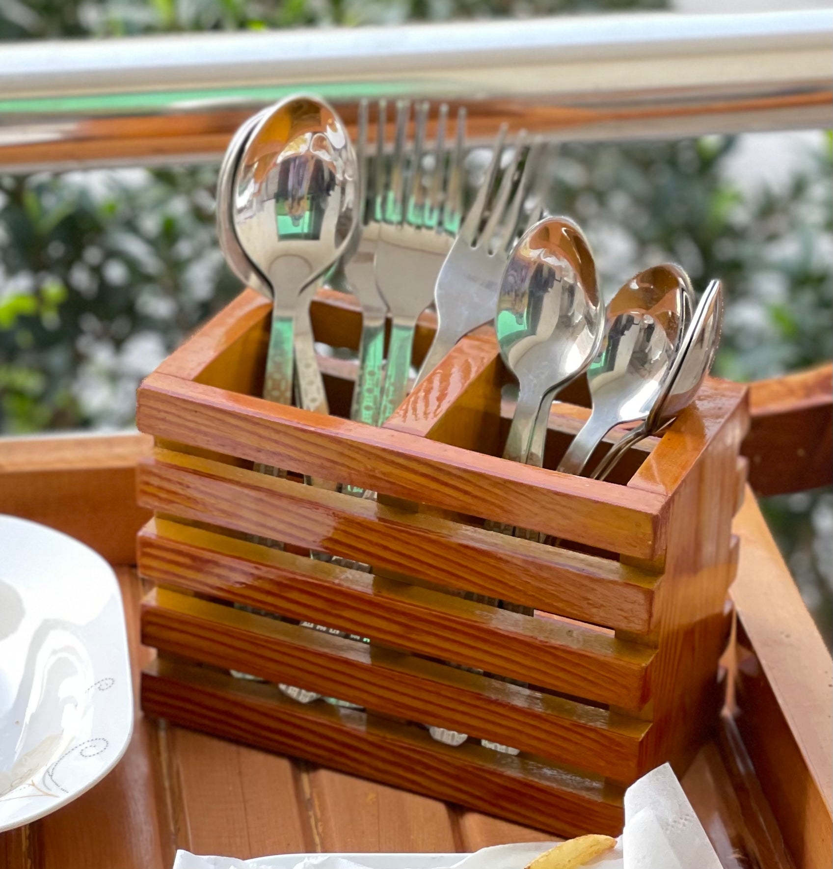 spoon aufbewahrung Wooden Spoon Holder
