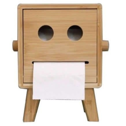 Wooden Square Tissue Box