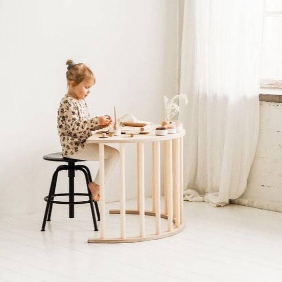 Baby montessori rocker with multiple functions