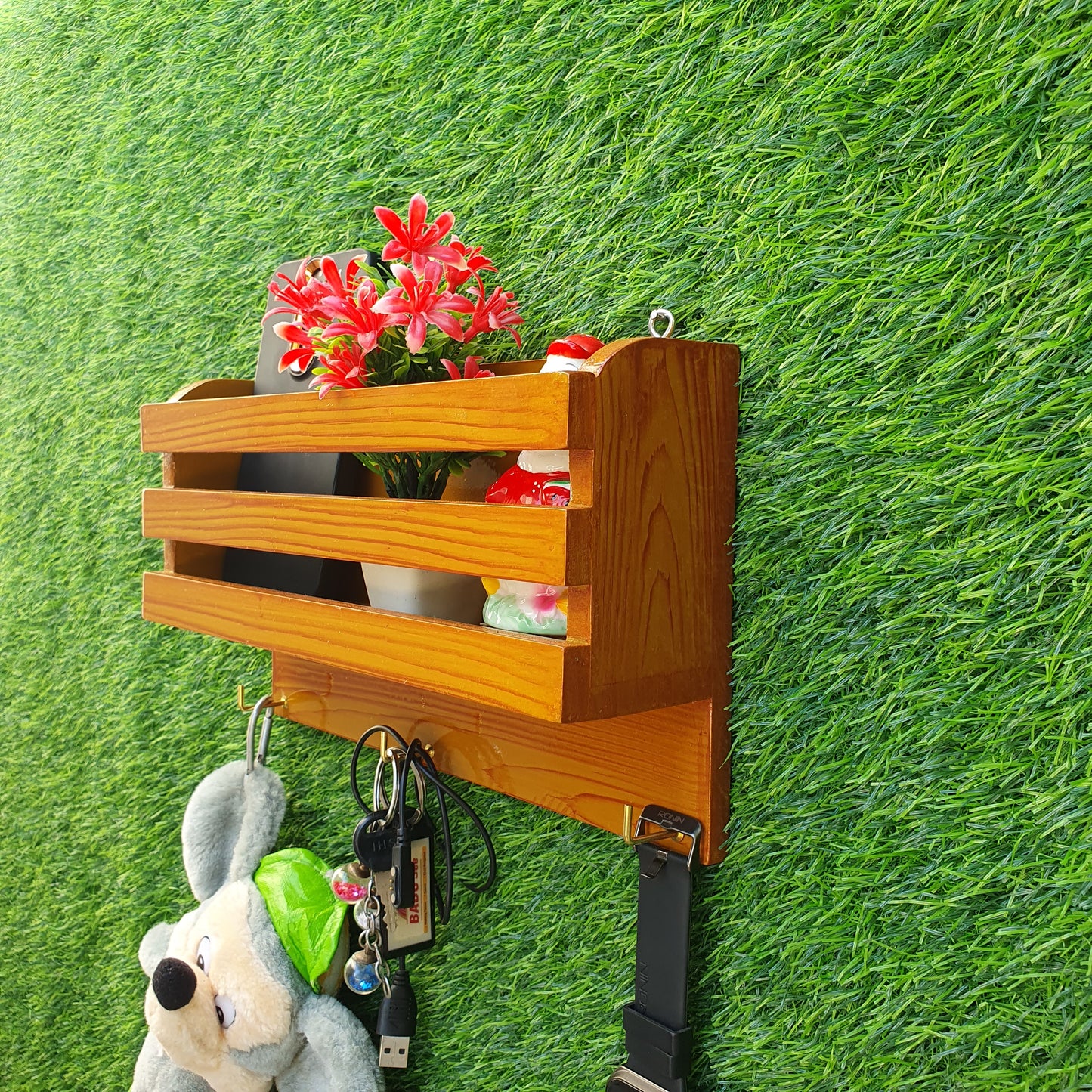 Wooden Mobile Holder Stand