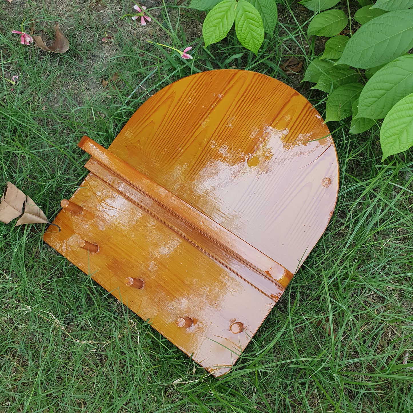 Wall Mount Wooden Mobile Holder (D-12)