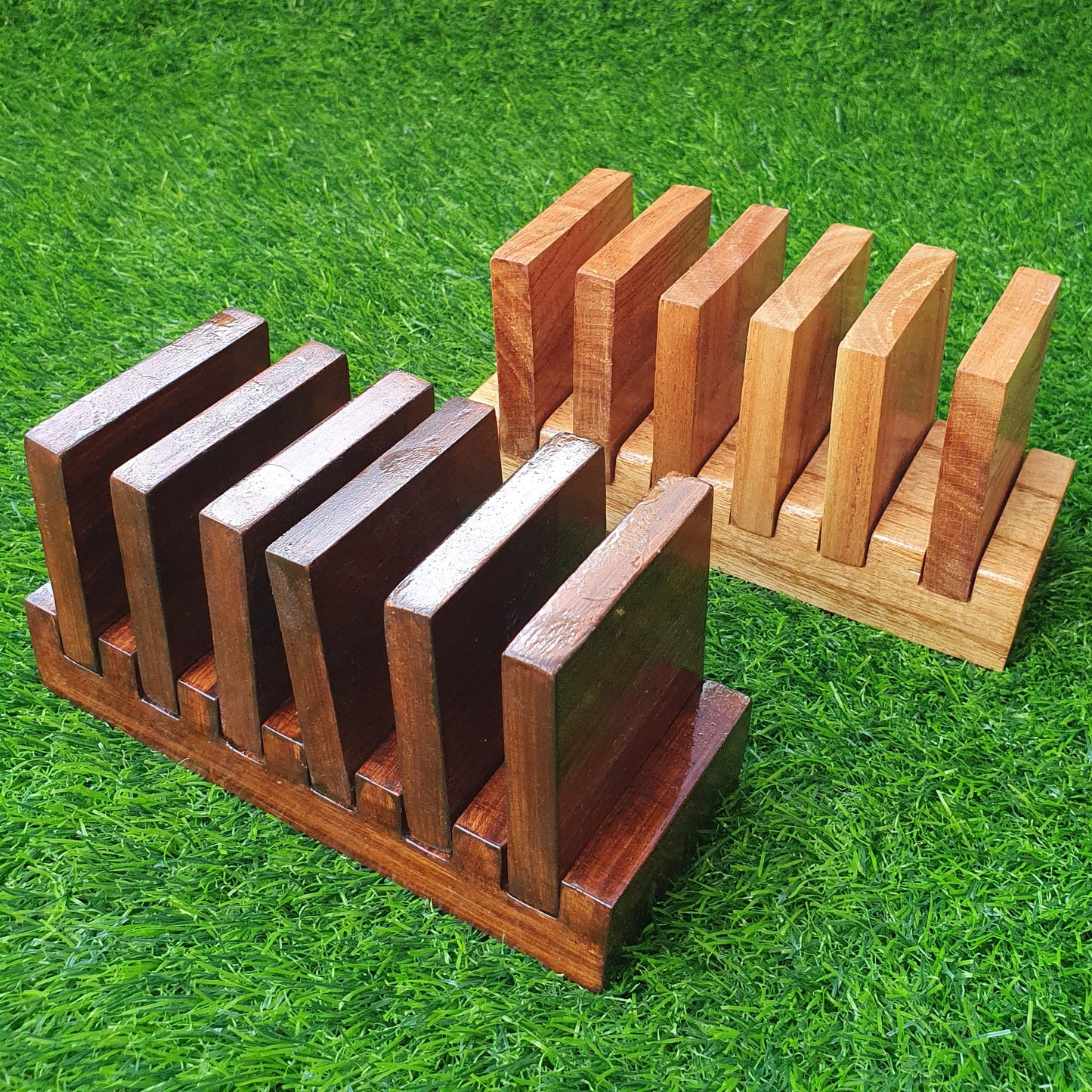 Wooden Coasters Set (6 Pieces)