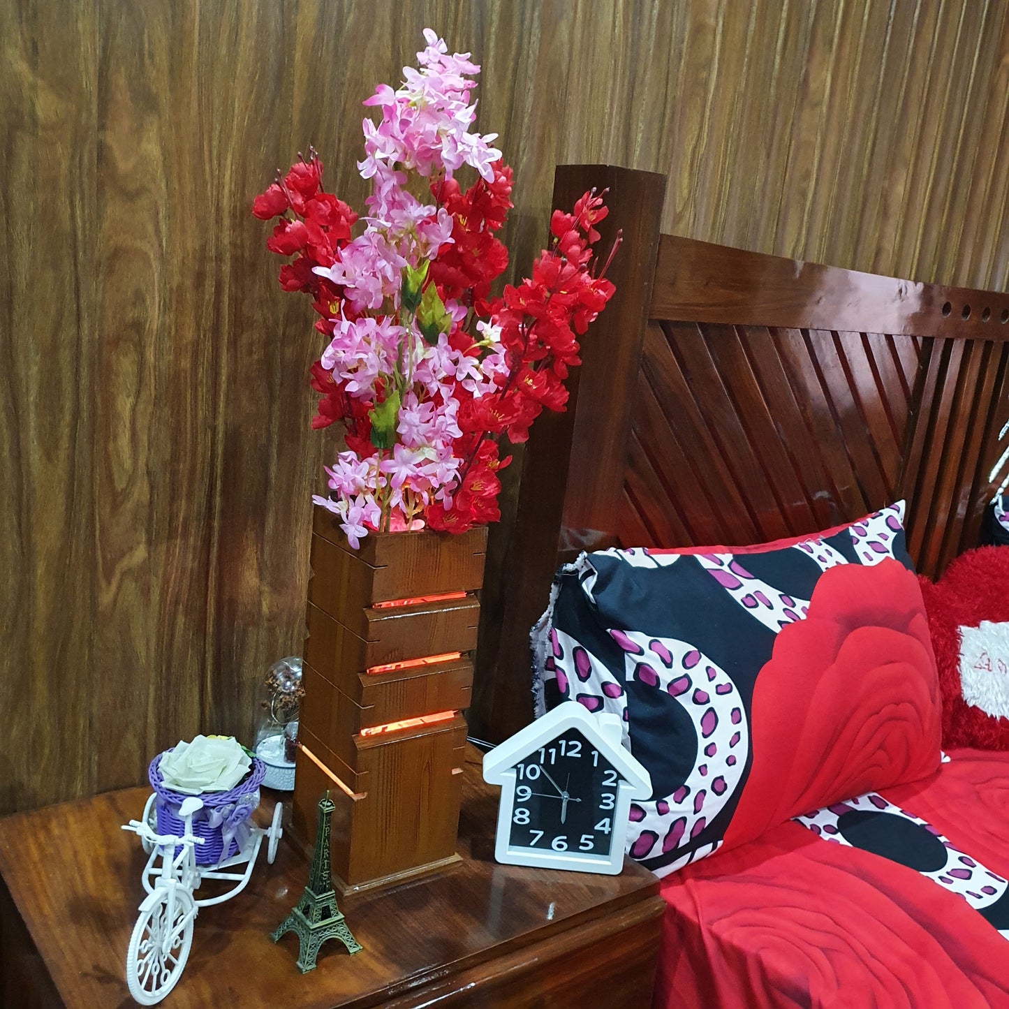Wooden Table Lamp (D-5)