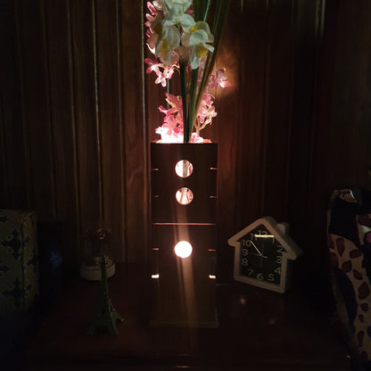 Wooden Table Lamp (D-4)