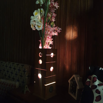Wooden Table Lamp (D-4)