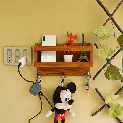 Wall Mount Wooden Mobile Holder (D-3)