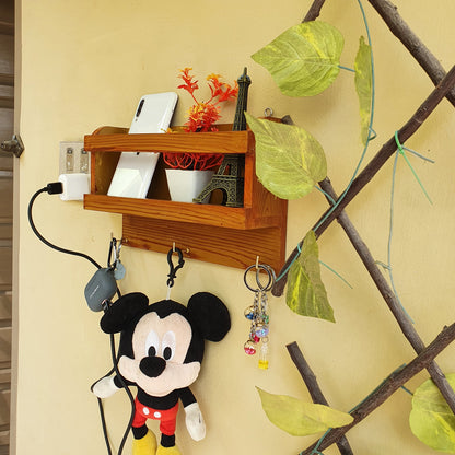 Wall Mount Wooden Mobile Holder (D-3)