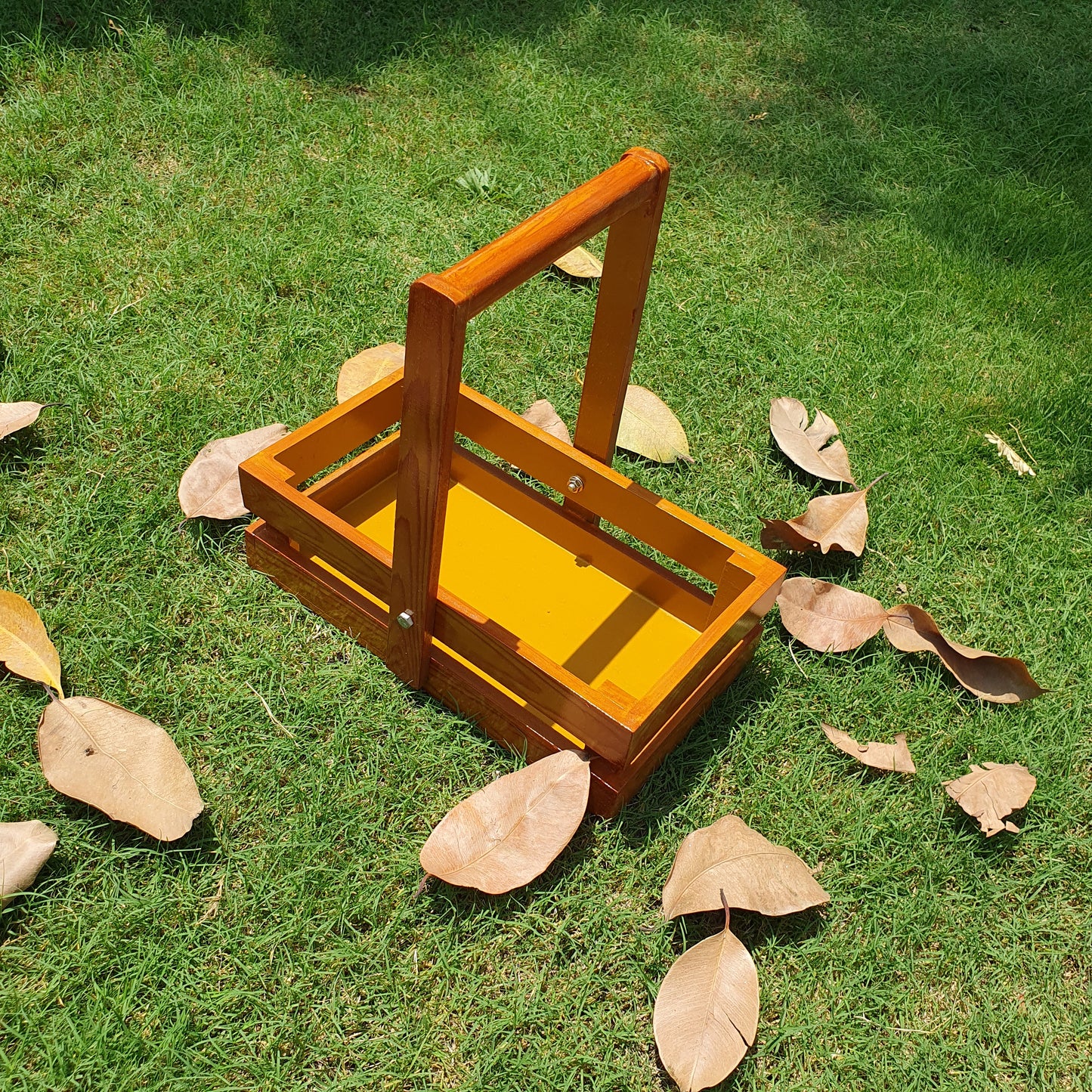 Wooden Gift Basket (D-2)