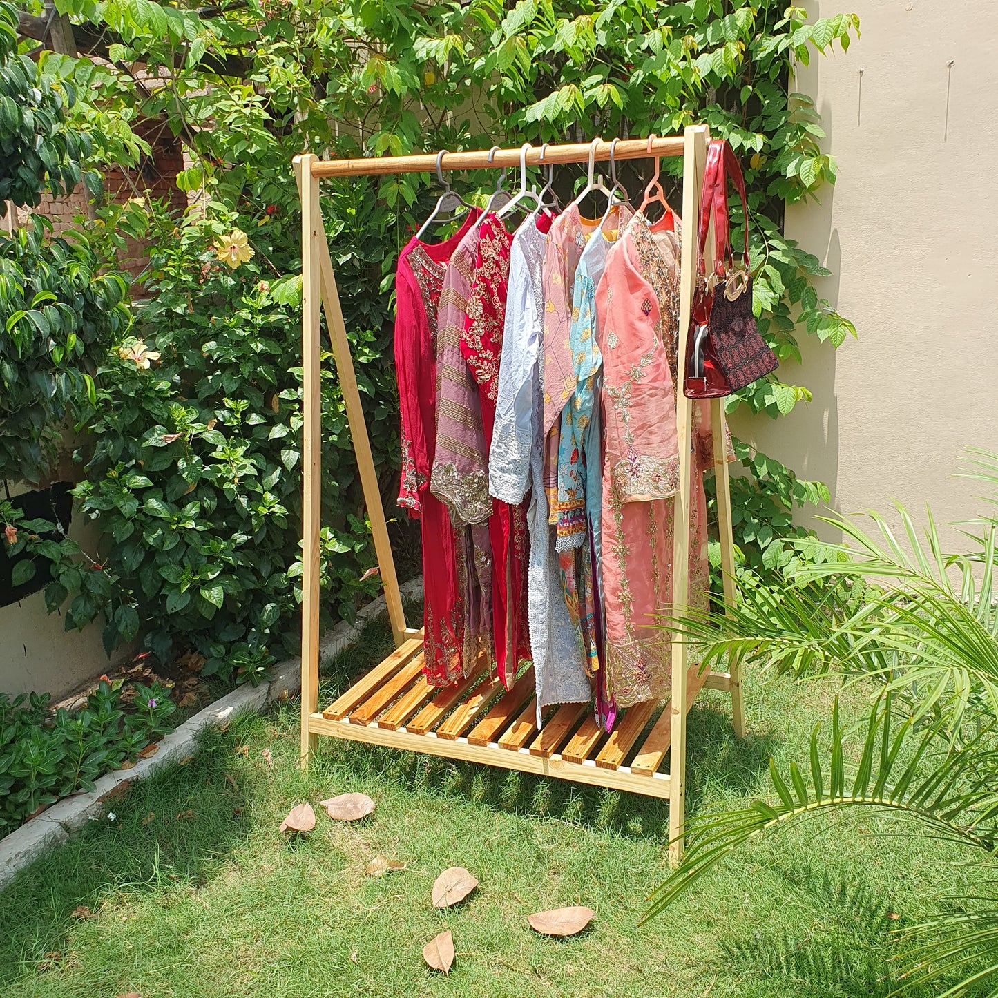 Wooden Cloth Stand
