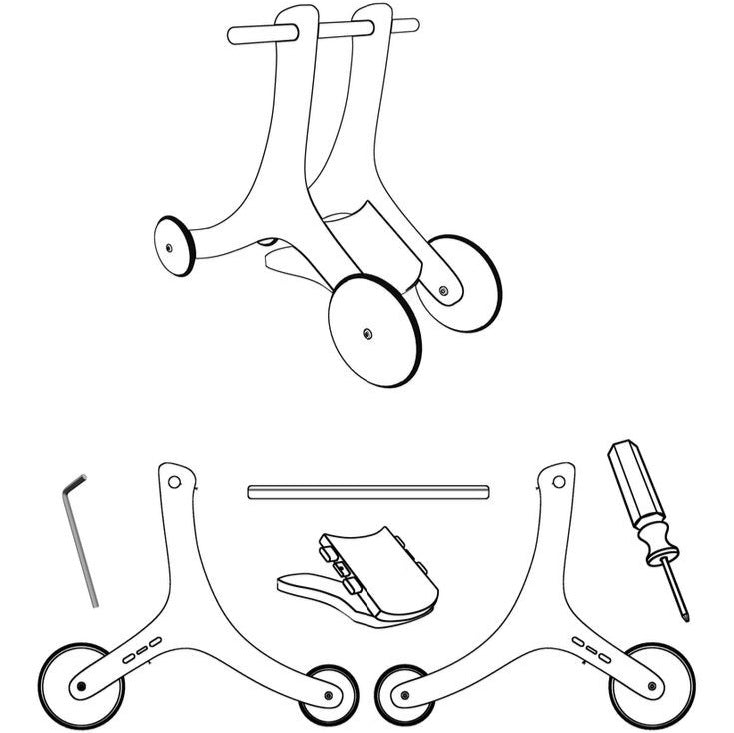 Wooden Baby walker