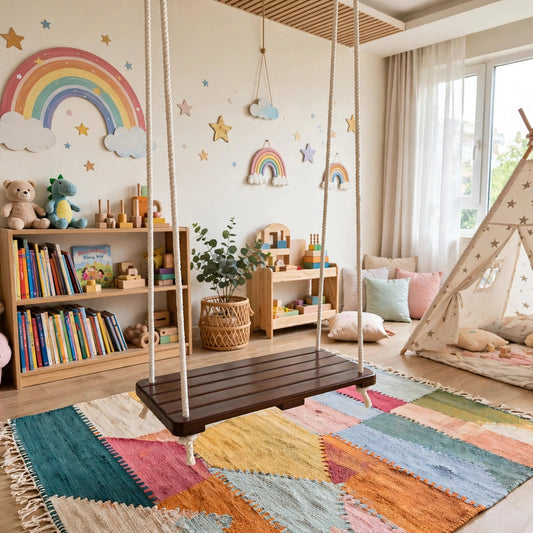 Wooden swing