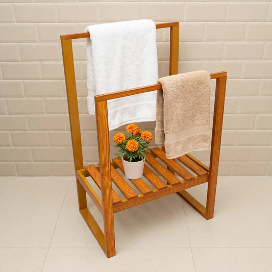 Wooden Towel Stand (D-2)