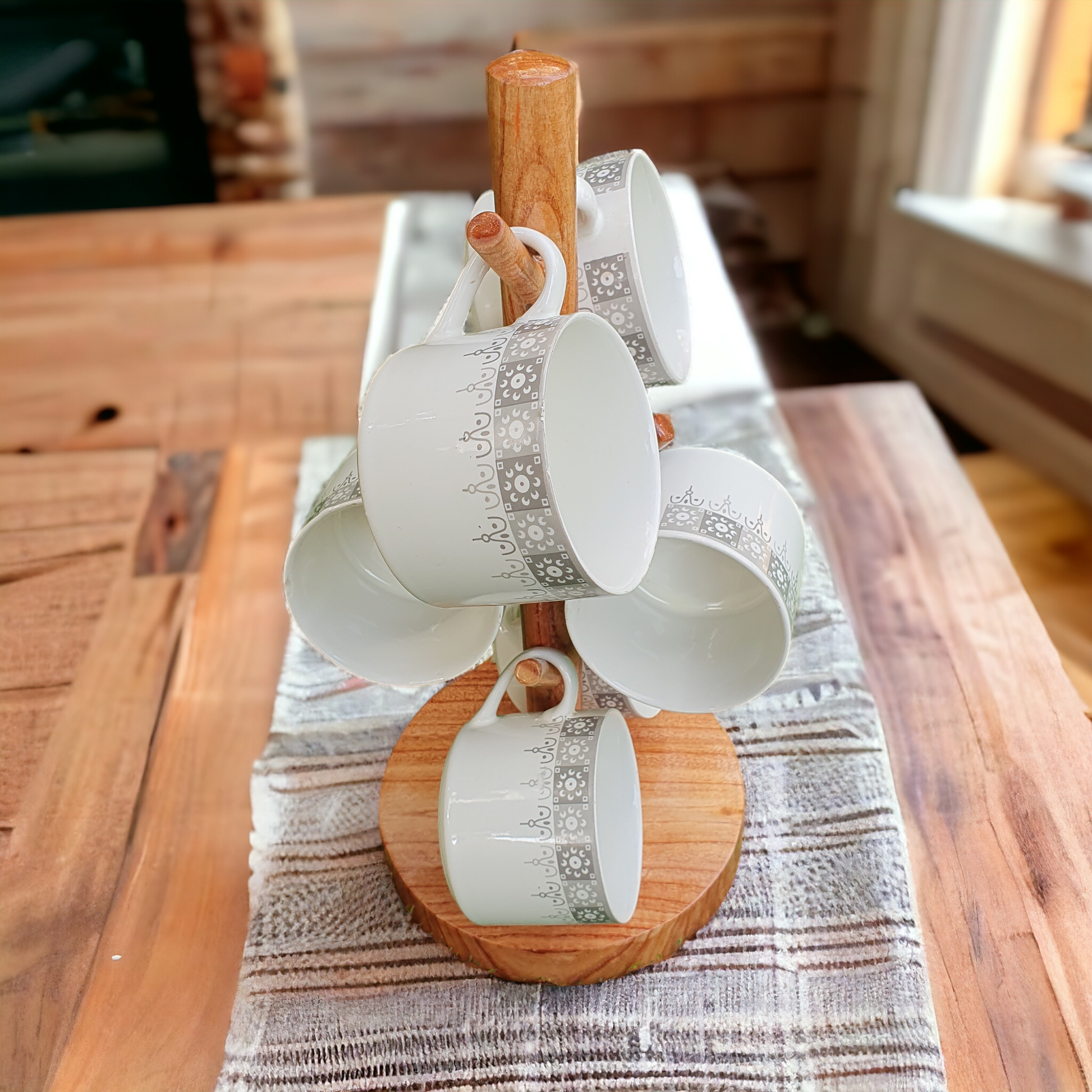 Wooden Cup Stand