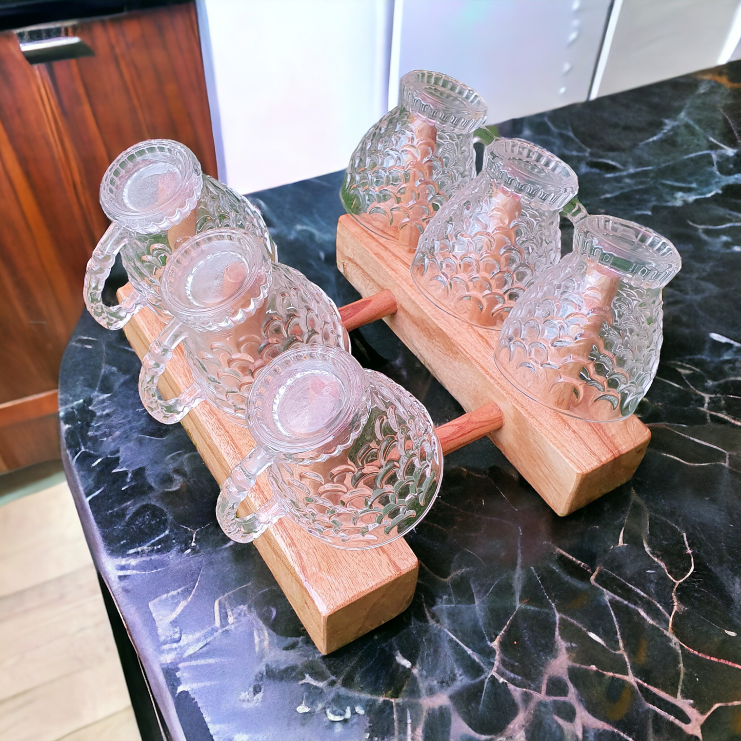 Wooden Cup Stand (D-2)