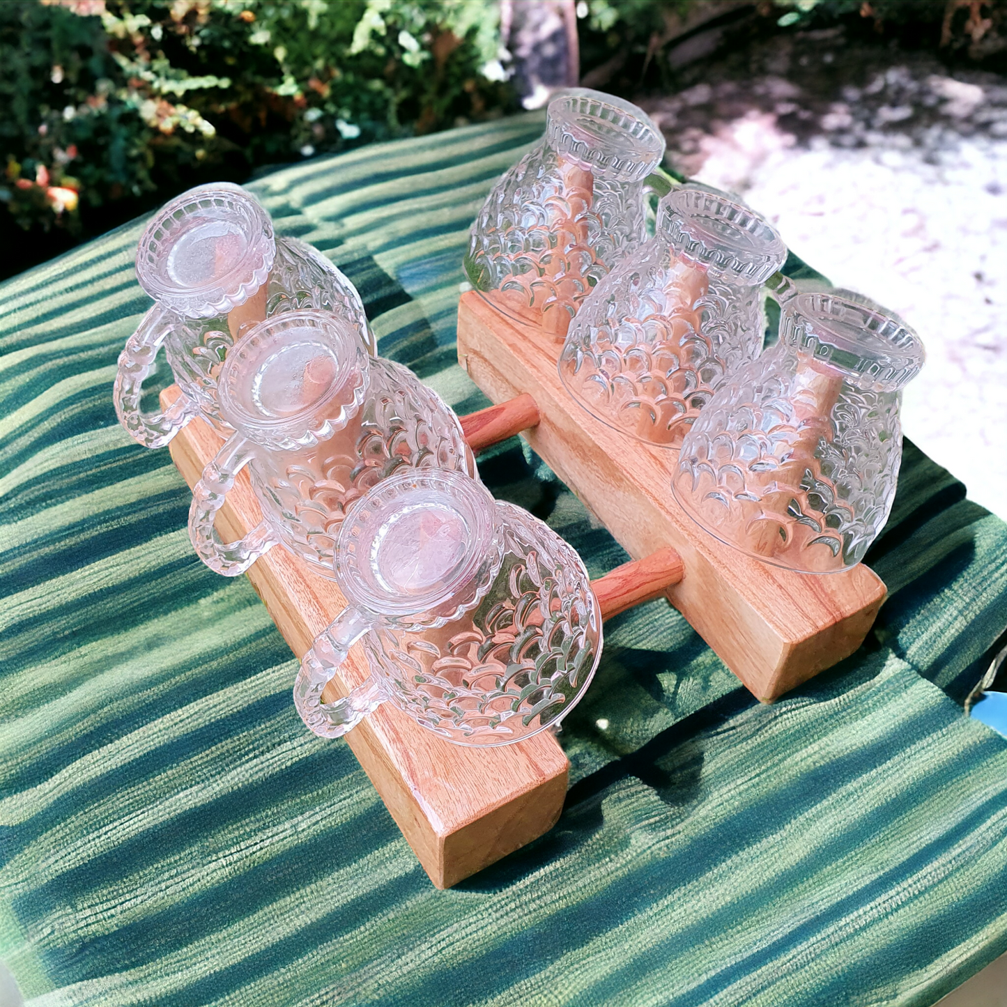 Wooden Cup Stand (D-2)