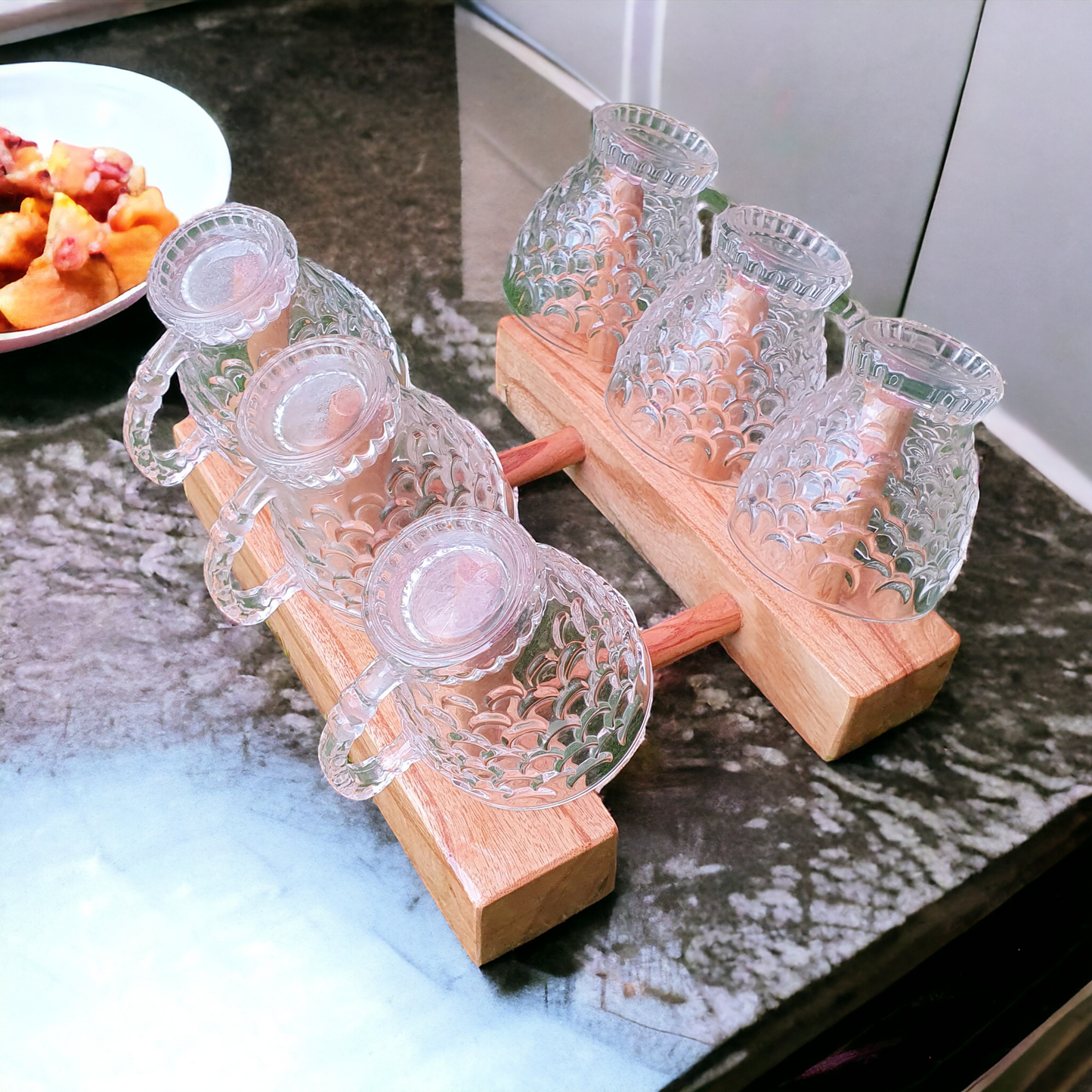 Wooden Cup Stand (D-2)