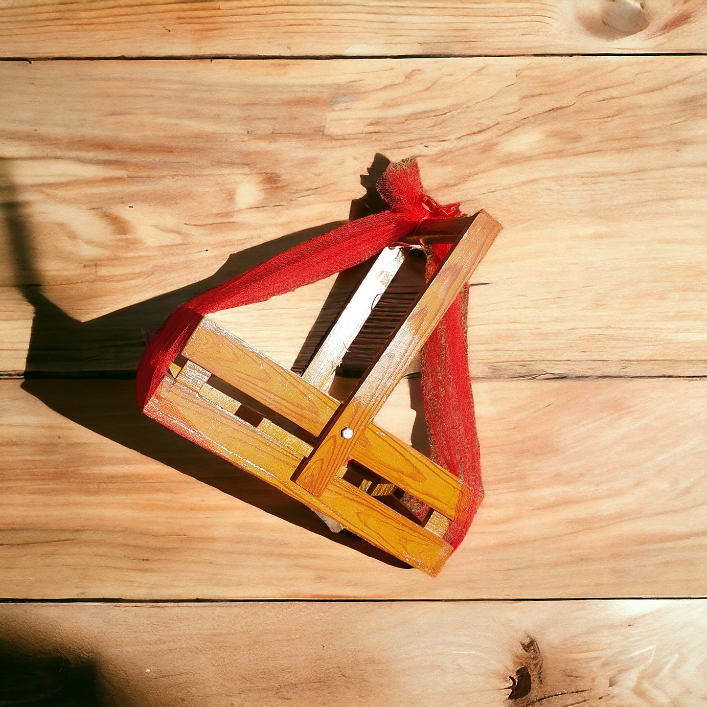Wooden Gift Basket (D-2)