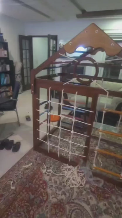 Wooden play gym House