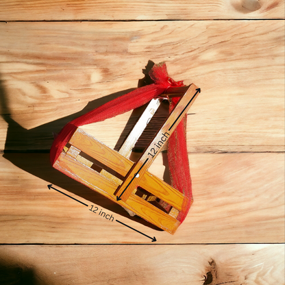 Wooden Gift Basket (D-2)