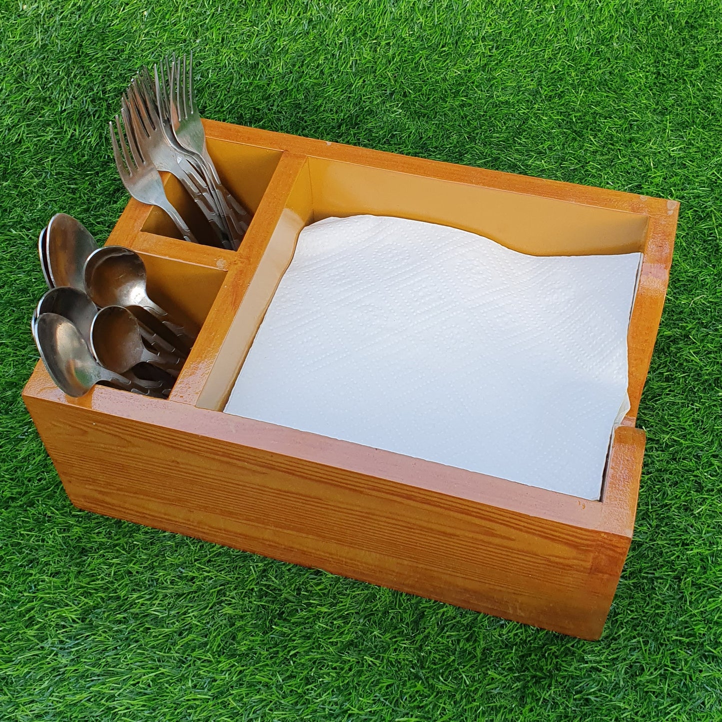 Napkin And Spoon Holder