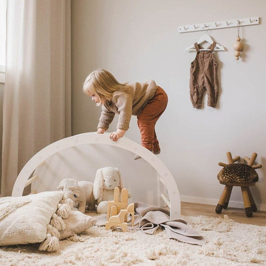 Baby montessori rocker with multiple functions 