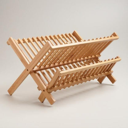 2-Tier Collapsible Dish Rack, Dish Drying Drainer