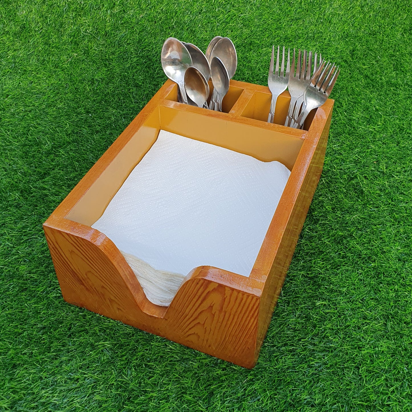Napkin And Spoon Holder