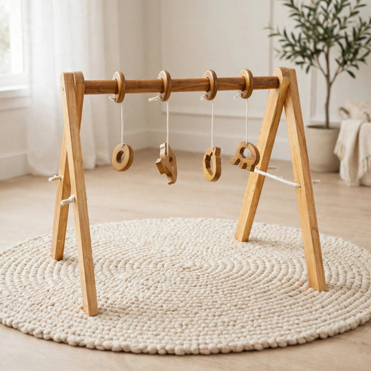 Wooden Baby  Play Gym Toy